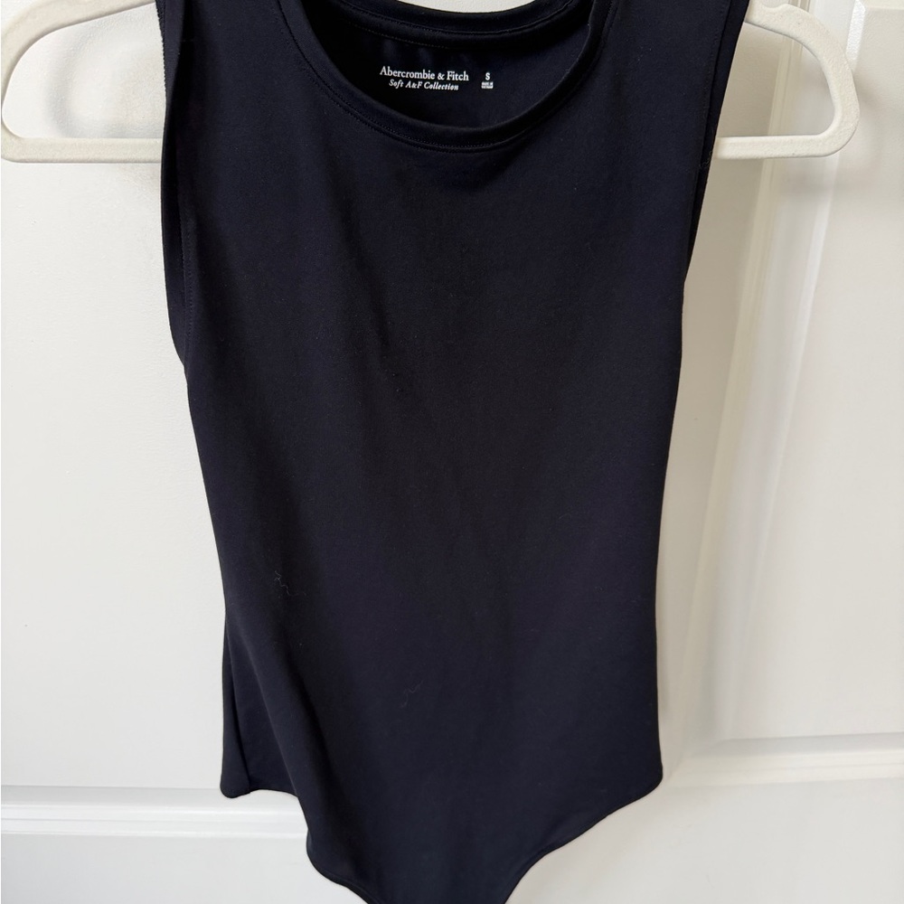 Abercrombie & Fitch Tank Bodysuit Black- Small